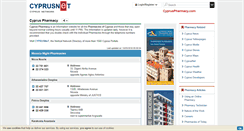 Desktop Screenshot of cypruspharmacy.com